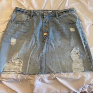 Forever 21 jean skirt